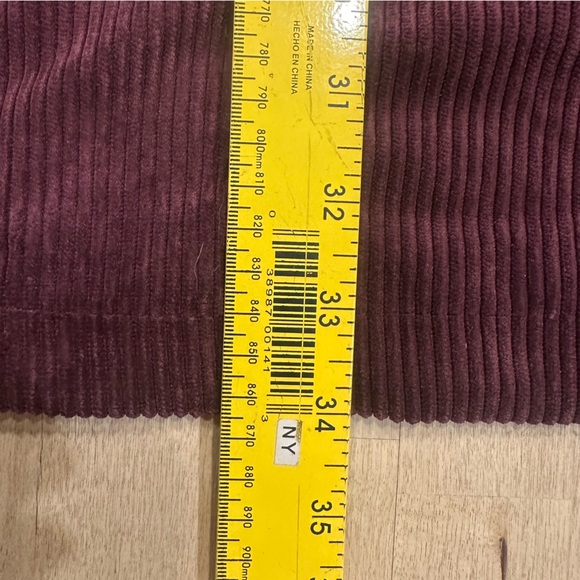 NWT Luxology Purple Corduroy Jumper Pocket Dress Women’s Size Small - Picture 13 of 14